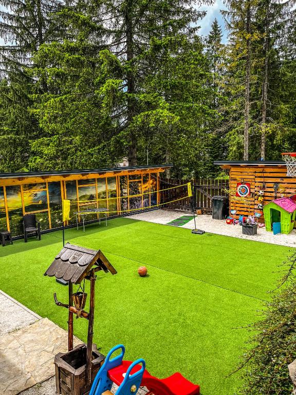 Zahrada ubytování Vila Bašić Vlašić Spa Apartman JELEN