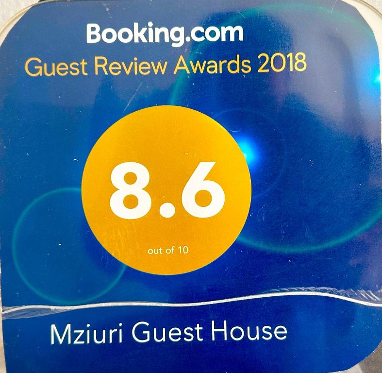 Certifikát, hodnocení, plakát nebo jiný dokument vystavený v ubytování Mziuri Guest House