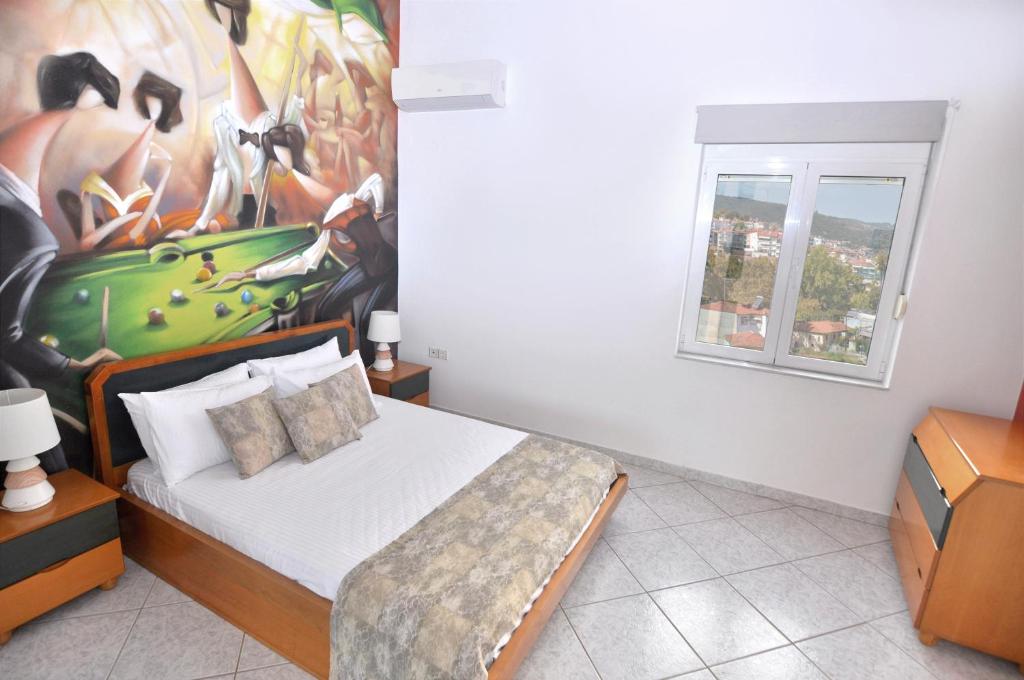 Postel nebo postele na pokoji v ubytování Villa Sea Horizon