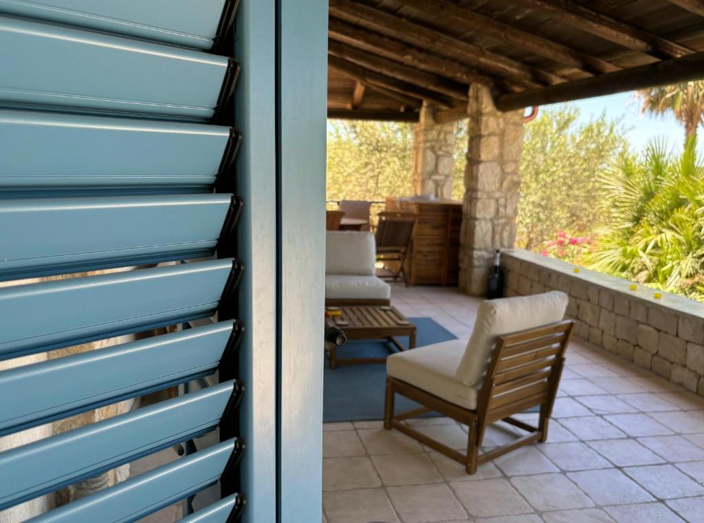 Balkón nebo terasa v ubytování Farfalla Blu