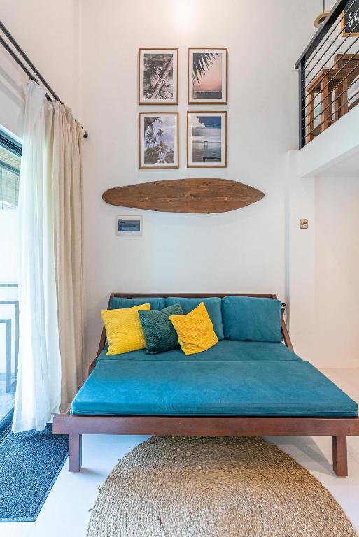 Postel nebo postele na pokoji v ubytování Panglao Lofts