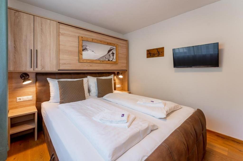 Posteľ alebo postele v izbe v ubytovaní Appartement Pegasus Top 4