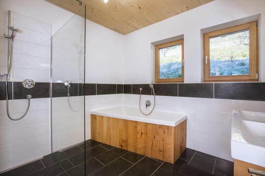 Koupelna v ubytování Haus Rendl 1