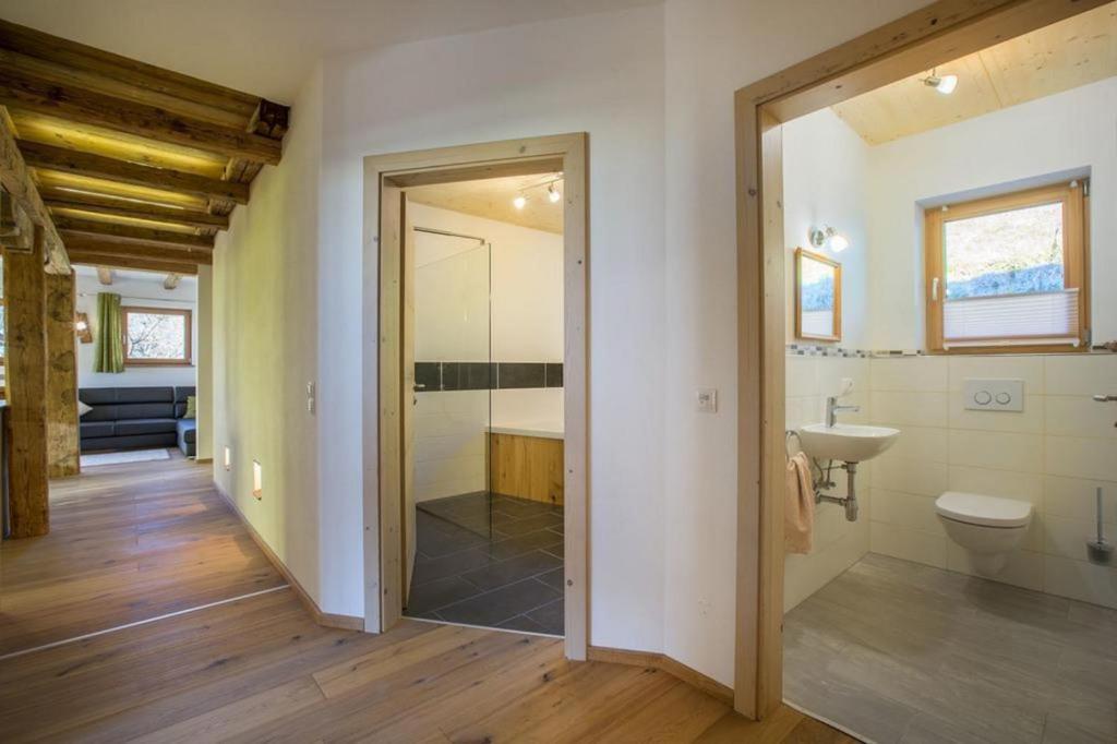 Koupelna v ubytování Haus Rendl 1