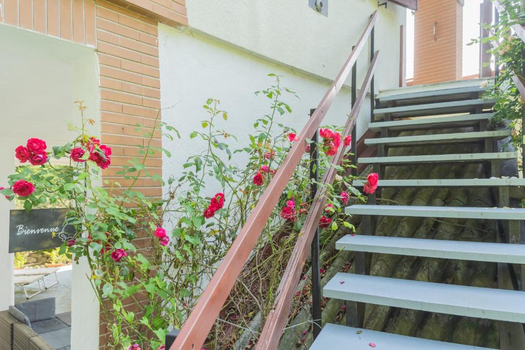 A garden outside Top Lake View Villetta by Rent All Como