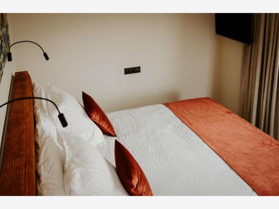 Postel nebo postele na pokoji v ubytování Walbrugge