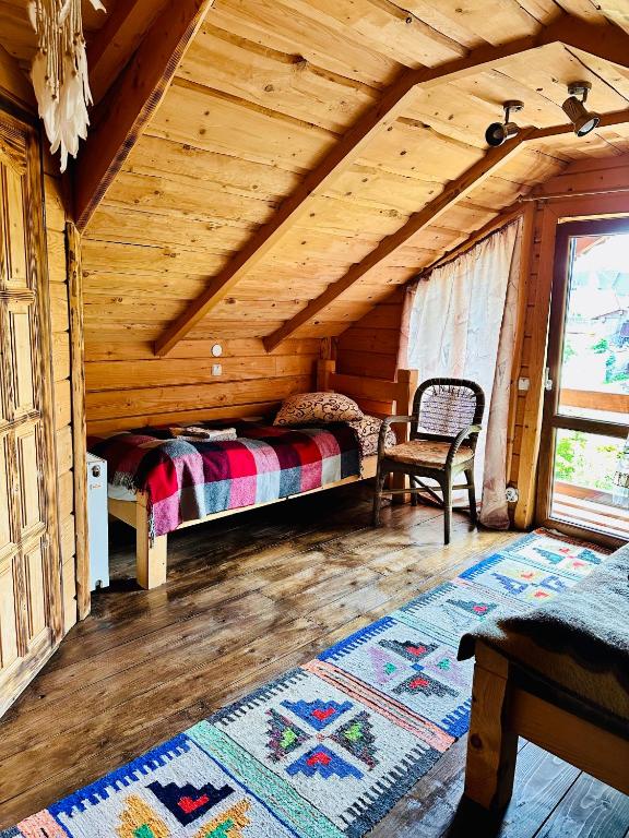 Postel nebo postele na pokoji v ubytování Forest House