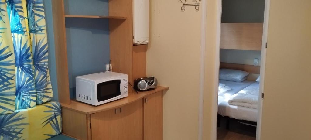 Postel nebo postele na pokoji v ubytování Mipro Mobilhome