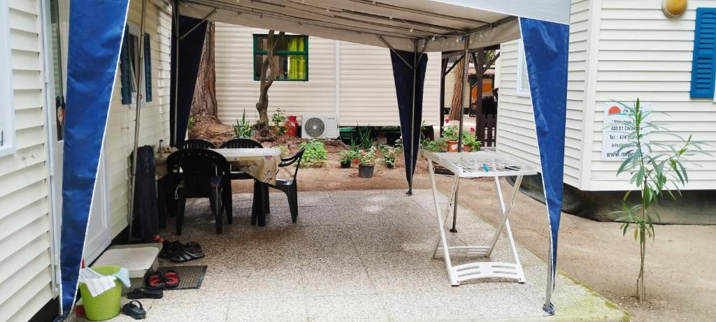 Zahrada ubytování Mipro Mobilhome