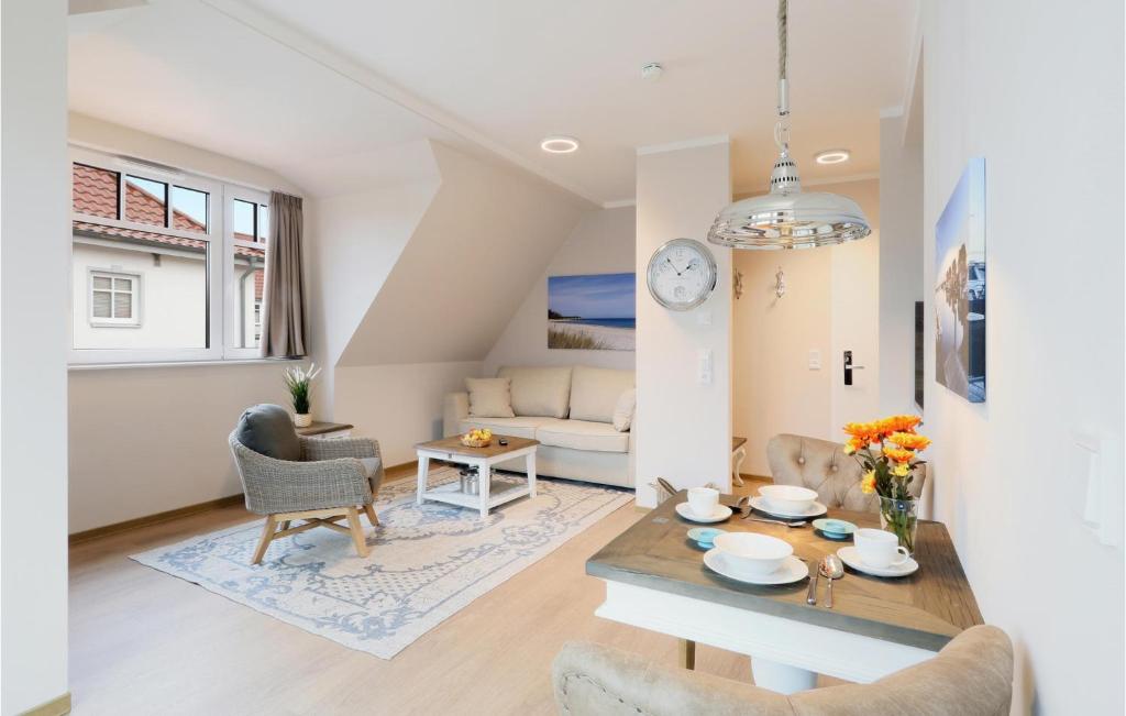 Posezení v ubytování Baltischer Hof Apartment 58