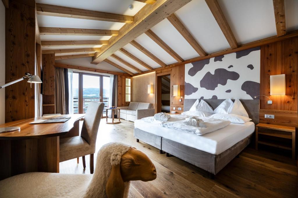 Postel nebo postele na pokoji v ubytování Hotel Emmy - five elements