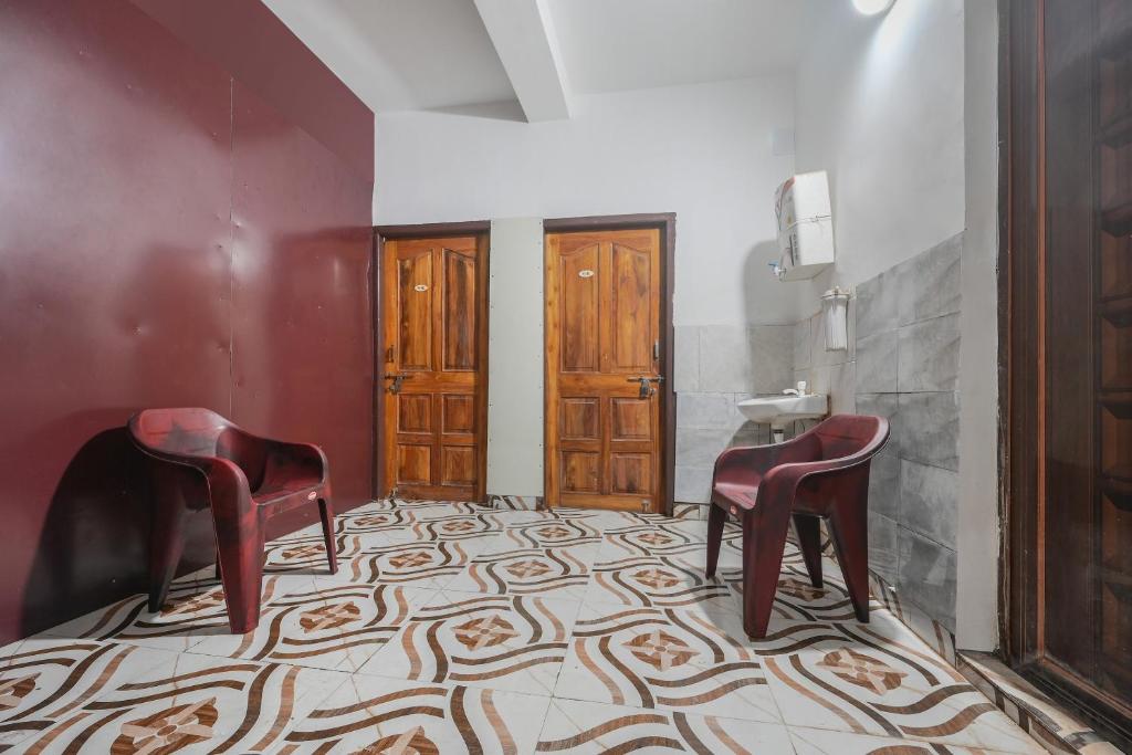 Posezení v ubytování Hotel O ARES RESIDENCY