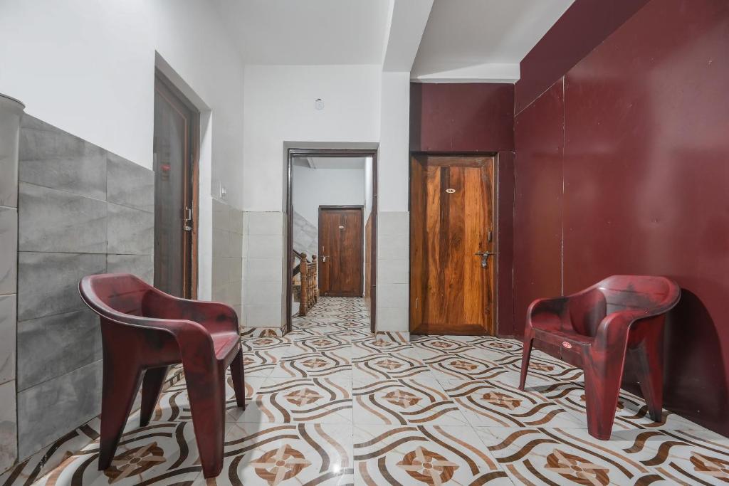 Posezení v ubytování Hotel O ARES RESIDENCY