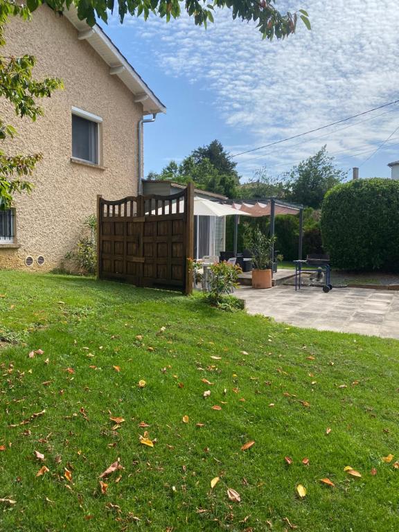 Zahrada ubytování Gîte des Chabaudières