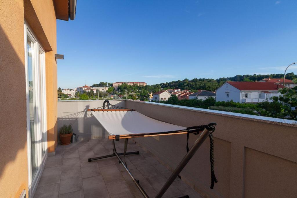 Balkón nebo terasa v ubytování Blue Arb Apartment Rab