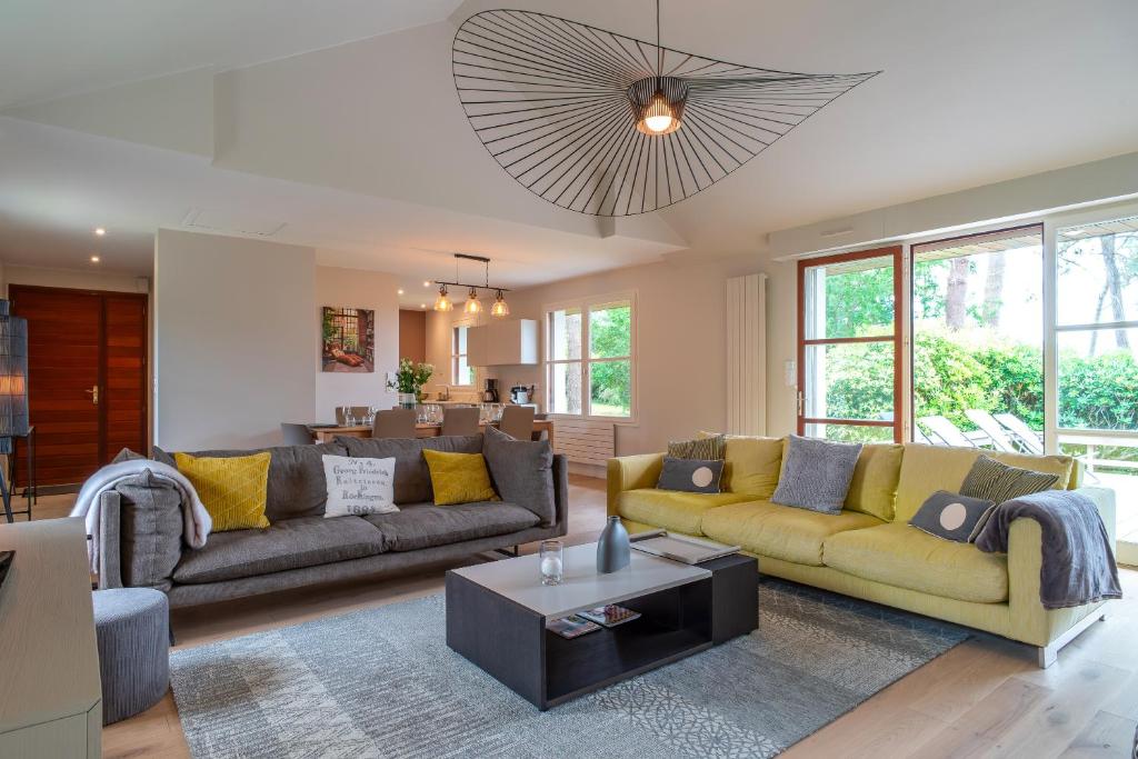 Posezení v ubytování La Perle du Golfe - A 1km de la plage