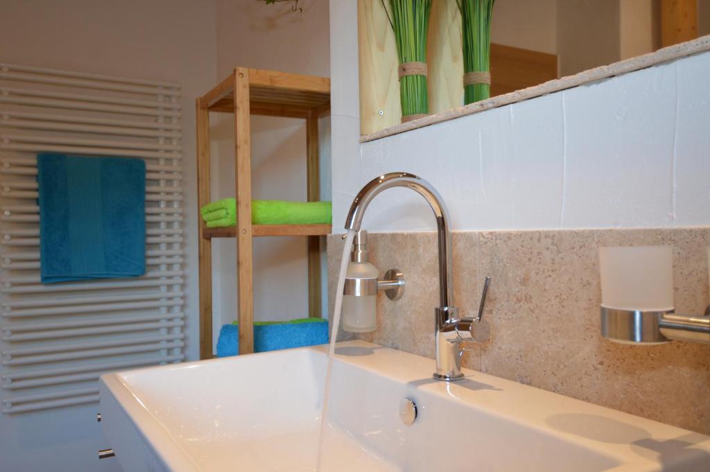 Koupelna v ubytování Ferienwohnung Nety