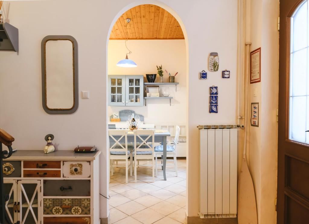 Kuchyň nebo kuchyňský kout v ubytování Villa Maria