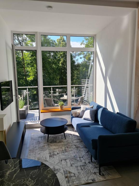 Posedenie v ubytovaní Apartament Ustroń