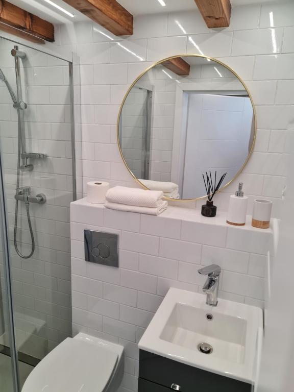 Kúpeľňa v ubytovaní Apartament Ustroń