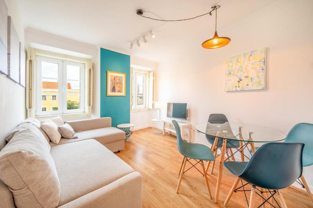 Χώρος καθιστικού στο GuestReady - Modern and cosy apartment