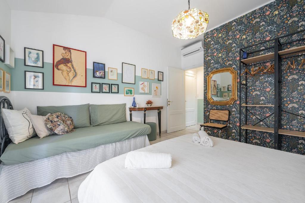 Postel nebo postele na pokoji v ubytování Carilla B&B