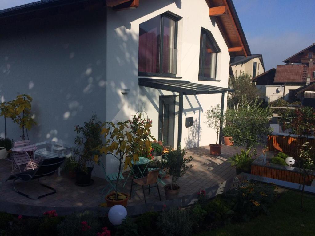 Zahrada ubytování Ferienhaus Atterseetraum