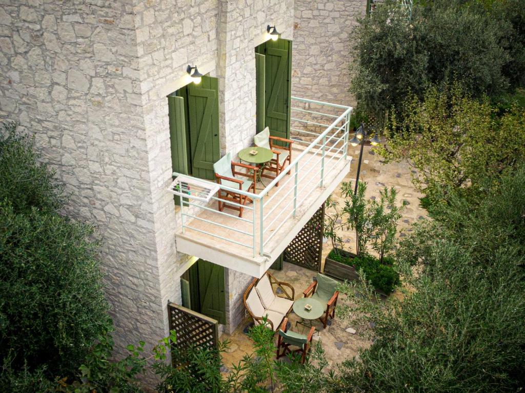 Balkón nebo terasa v ubytování Dalabelos Estate - Traditional Agrotourism Complex