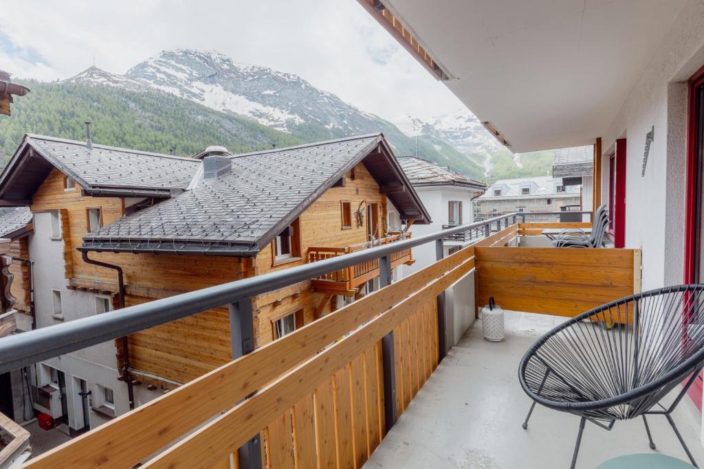 Nespecifikovaný výhled na hory nebo výhled na hory při pohledu z apartmánu