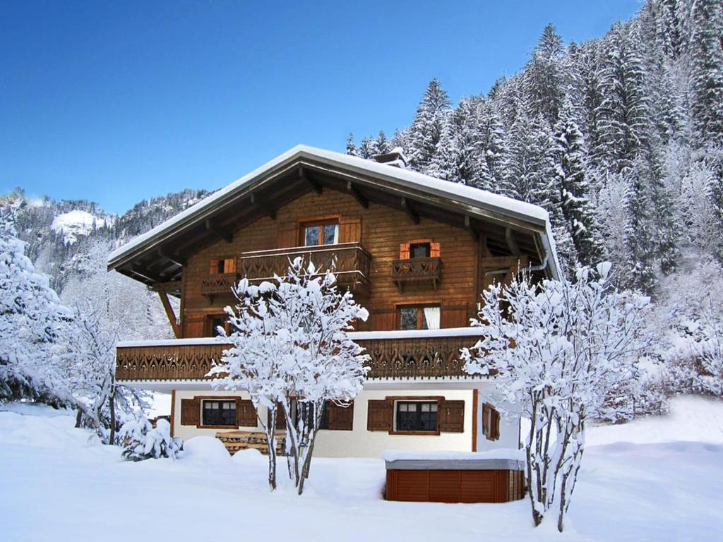 Chalet de charme 8 pers, cheminée, jacuzzi, parking - FR-1-676-96