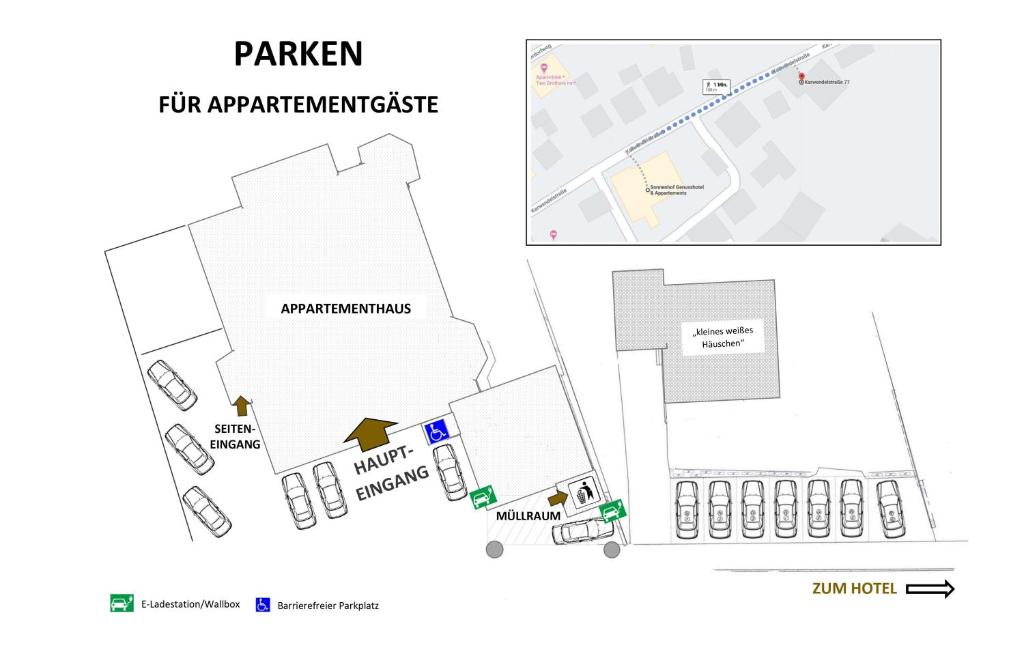 Půdorys ubytování Sonnenhof Appartements