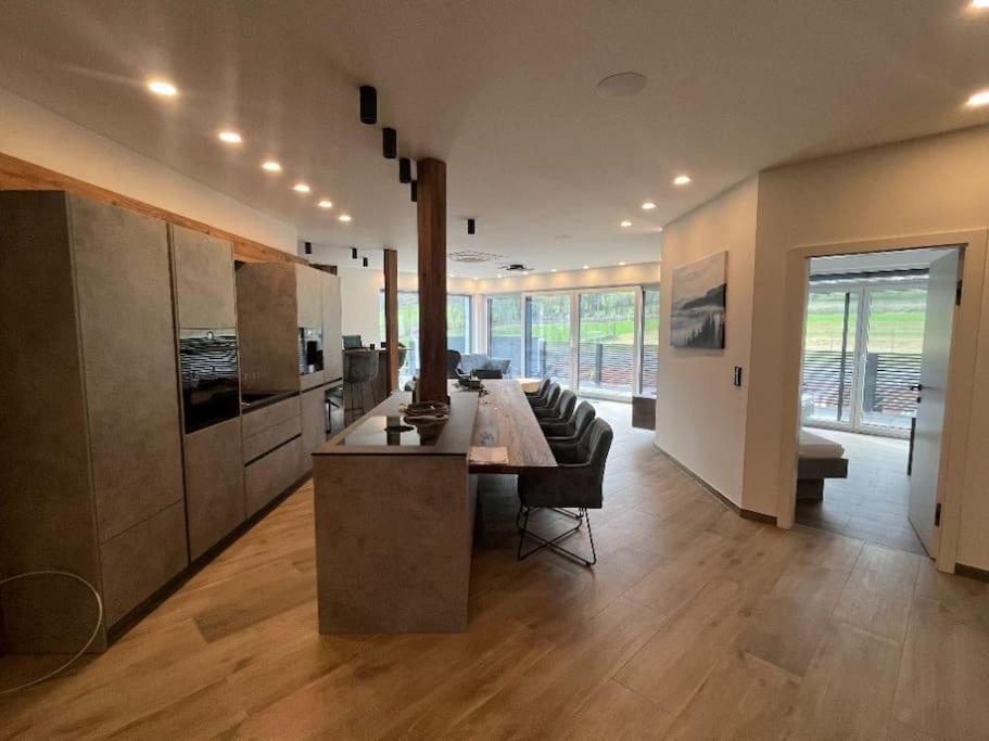Kuchyň nebo kuchyňský kout v ubytování Penthouse Lorenzerhof