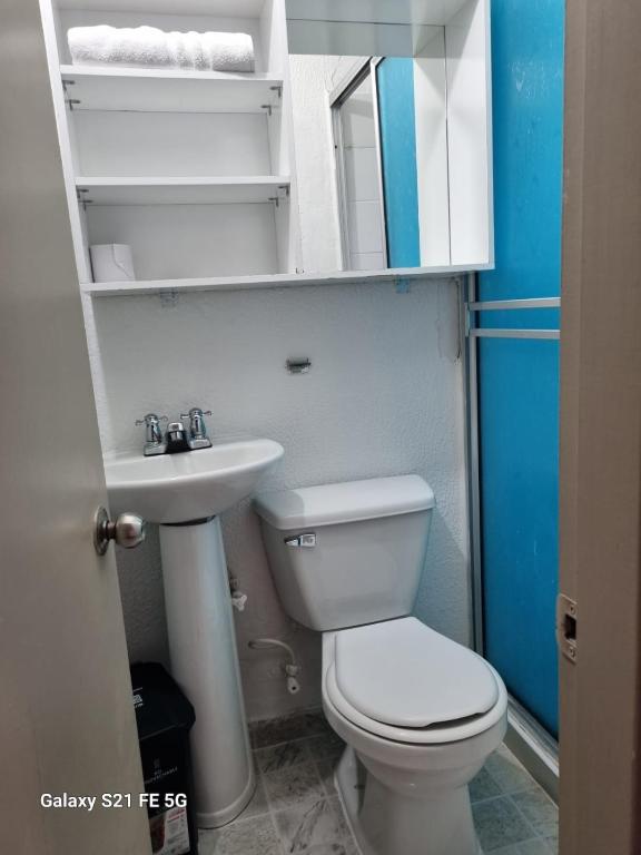 Koupelna v ubytování Hotel Casa 10