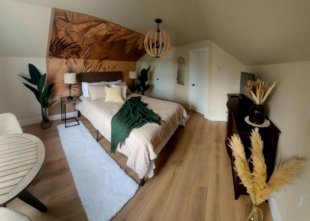 Postel nebo postele na pokoji v ubytování Estrella Glamping