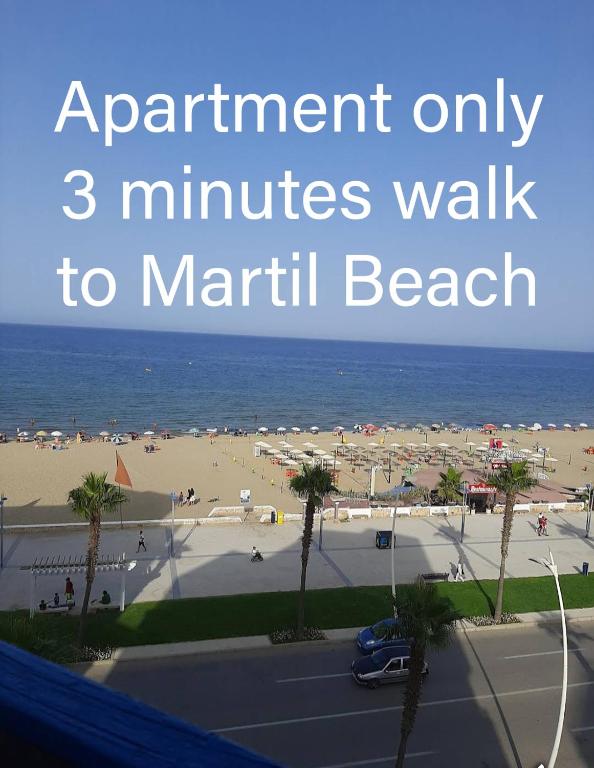 an apartment only minutes walk to marriott beach at Apartment 20m from Martil beach in Tétouan