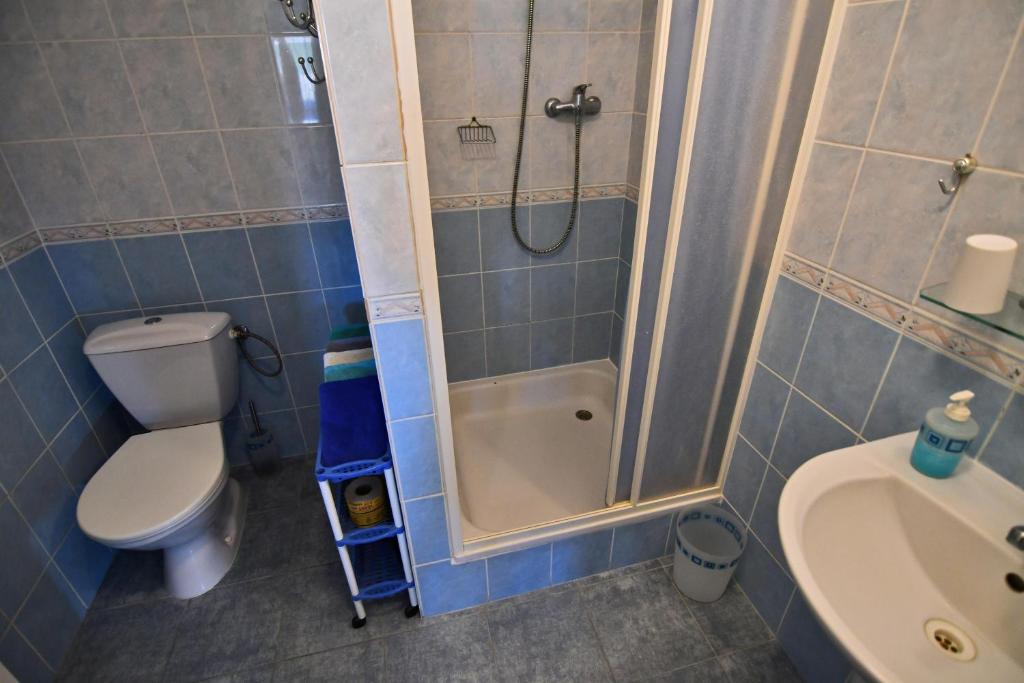 Koupelna v ubytování Penzión Hôrka