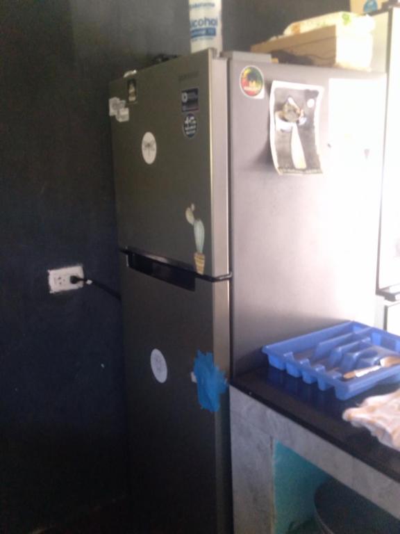 Kuchyň nebo kuchyňský kout v ubytování Silic Hostel Camping