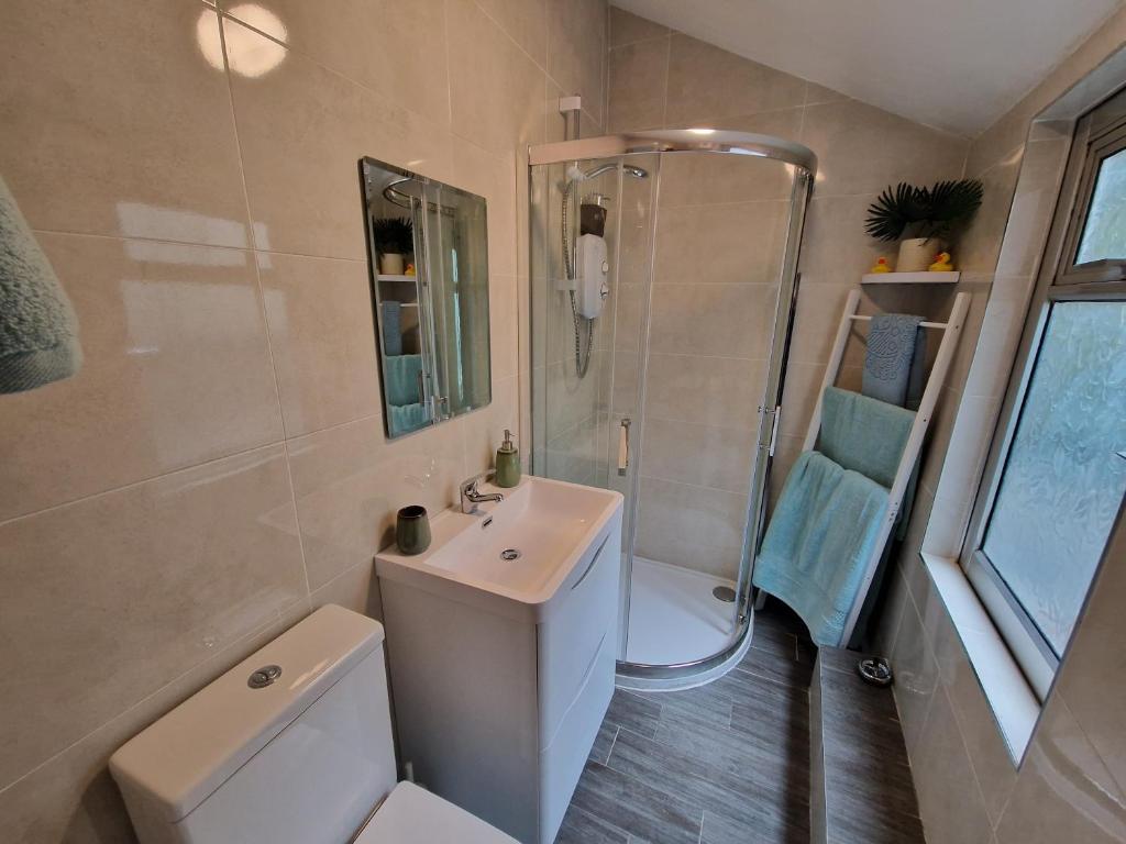 Koupelna v ubytování The Nu Place Suite