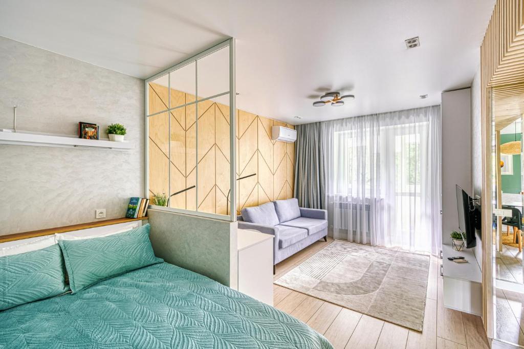 فضای داخلی Djent-house 2 در آلماتی - تصویر ۳
