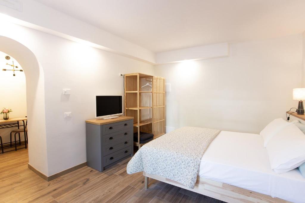 Postel nebo postele na pokoji v ubytování Al Rustico