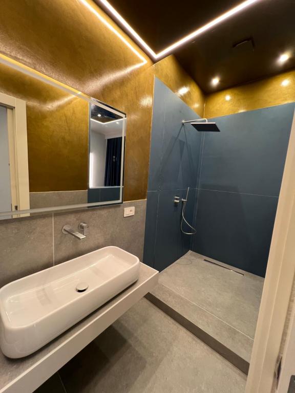 Koupelna v ubytování Shanti Rooms & Apartments Lucullo