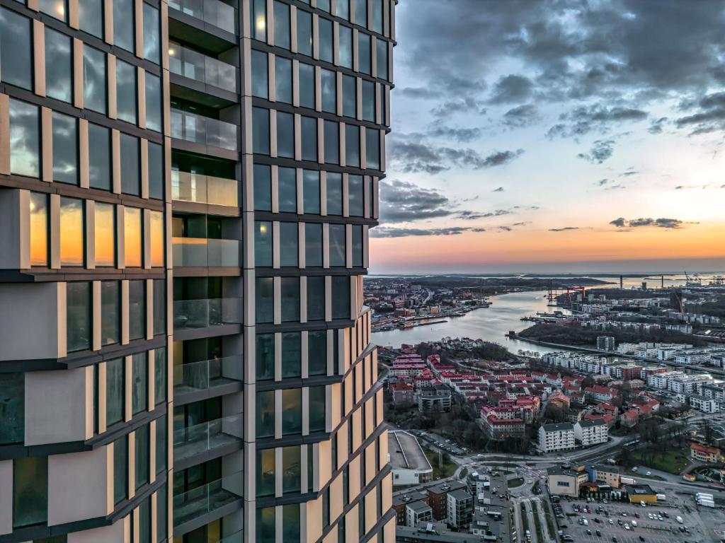 Nespecifikovaný výhled na destinaci Gothenburg nebo výhled na město při pohledu z hotelu