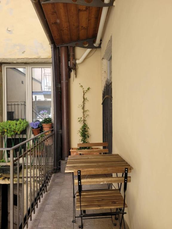 Balkón nebo terasa v ubytování Casa Fresia centro storico Poppi