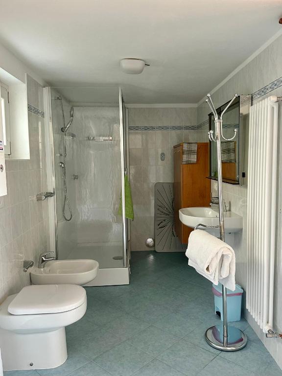 Koupelna v ubytování Casa Iolanda