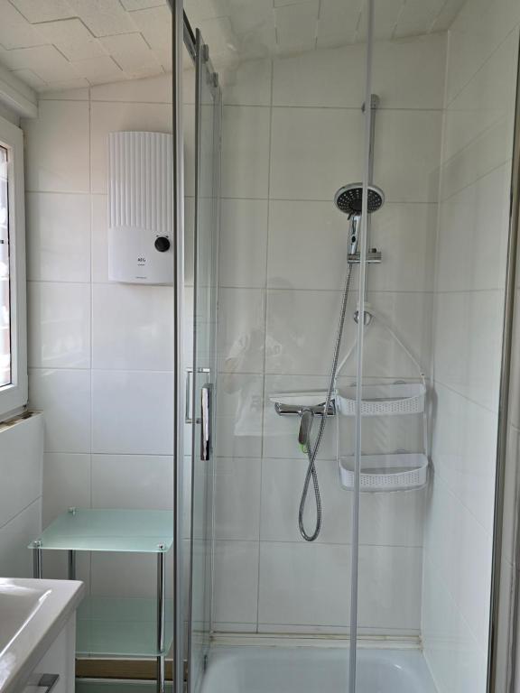 Koupelna v ubytování Ferienwohnung Claudia