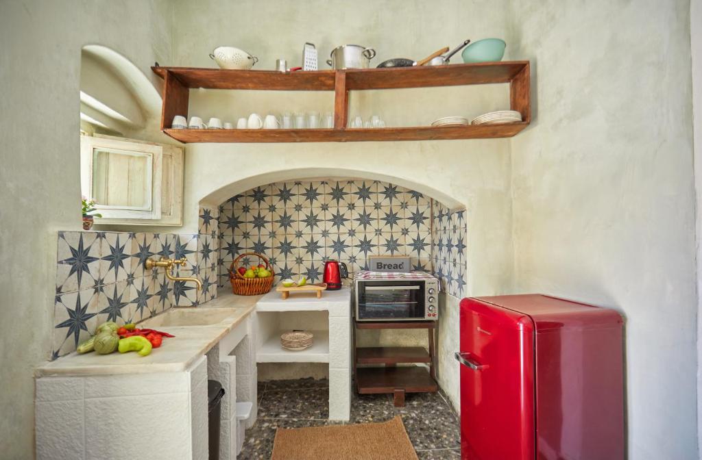 Kuchyň nebo kuchyňský kout v ubytování Constantis Mansion