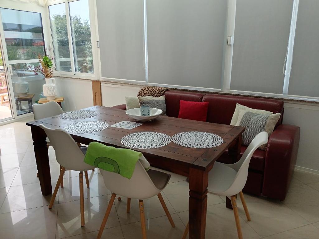 Posezení v ubytování Apartments Moreta