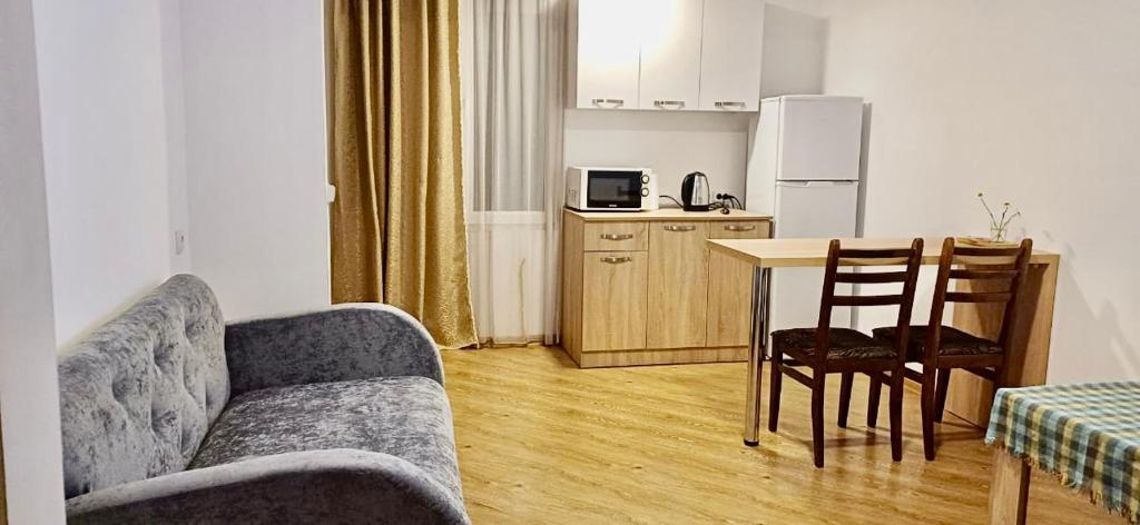 Kuchyň nebo kuchyňský kout v ubytování Zviad Guest House