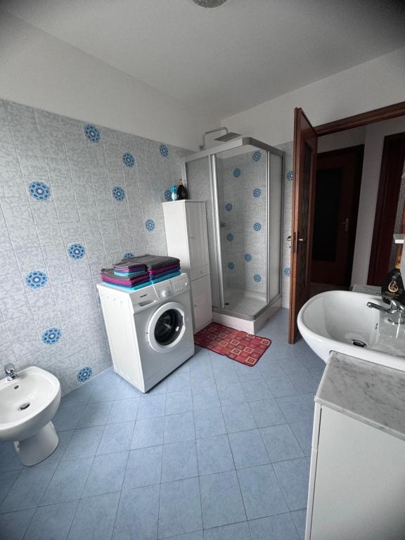Kúpeľňa v ubytovaní Casa ex bar Fiolet