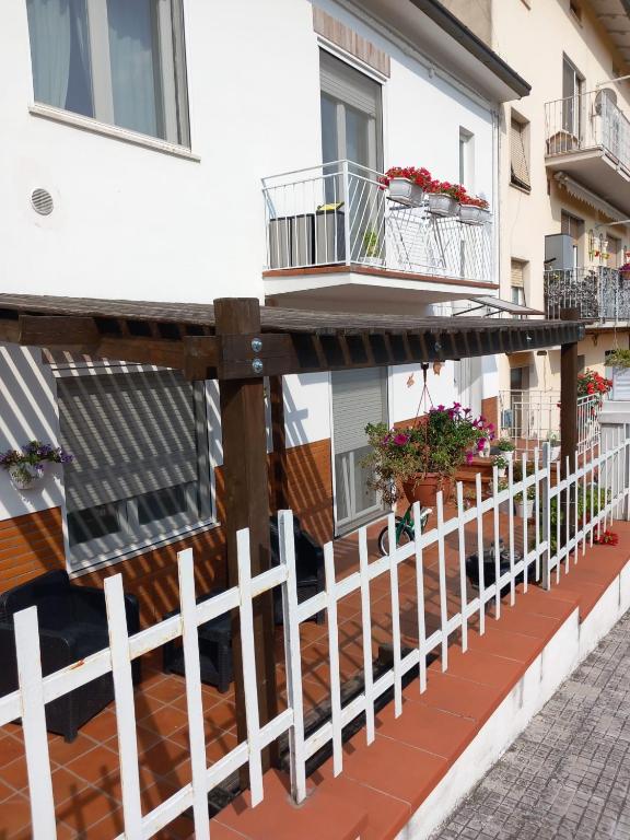 Balkón nebo terasa v ubytování Dalla Fede